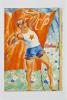 Самохвалов А.Н. Эскиз плаката на спортивную тему. 1930